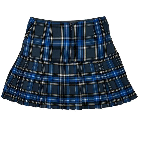 Vintage Y2K No Appt Necessary Womens Plaid Pleated Mini Skirt XS - Picture 3 of 7